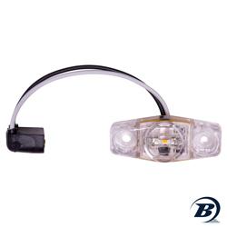 LED, ID - CLR/AMBER SM W/FML PLG