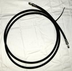BRAKE LINE, 96" RUBBER, ZINC/NI