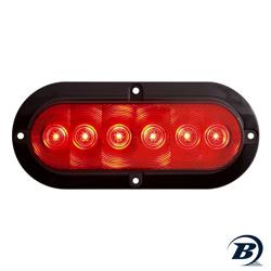 LIGHT, LED RED LENS TAIL SM 6-DIODE