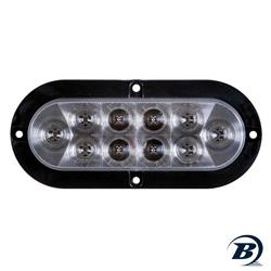 LED,SM OVAL CLEAR LENS/ RED LIGHT