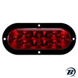 LIGHT, LED RED LENS TAIL SM W PLUG
