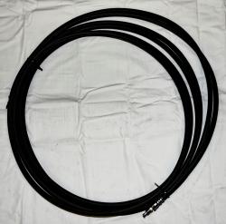 BRAKE LINE, 204" RUBBER, ZINC/ NI