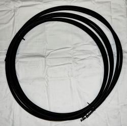 BRAKE LINE, 252" RUBBER, ZINC/ NI