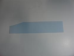 COVER, WHITE ACRYLIC W/ANGLE